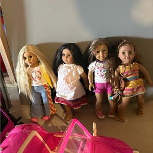 American girl dolls all used gently, not sold anymore!